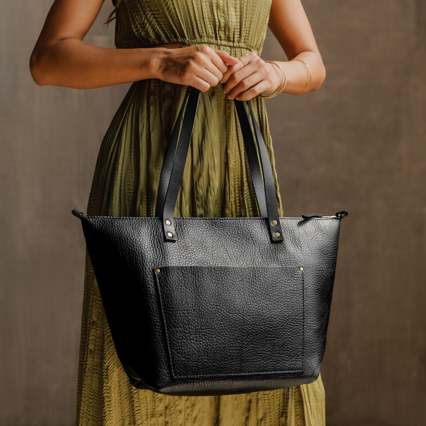 'Almost Perfect' Leather Tote Bag - Image 160