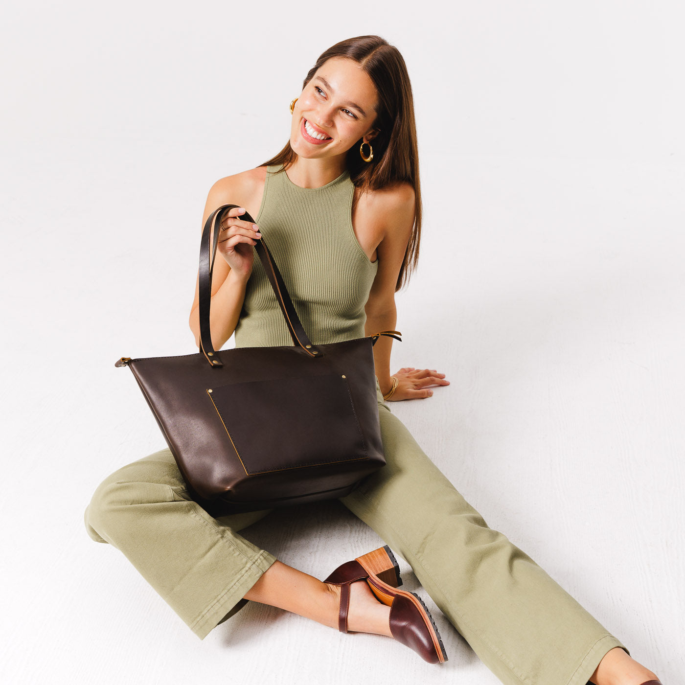 'Almost Perfect' Leather Tote Bag - Image 176