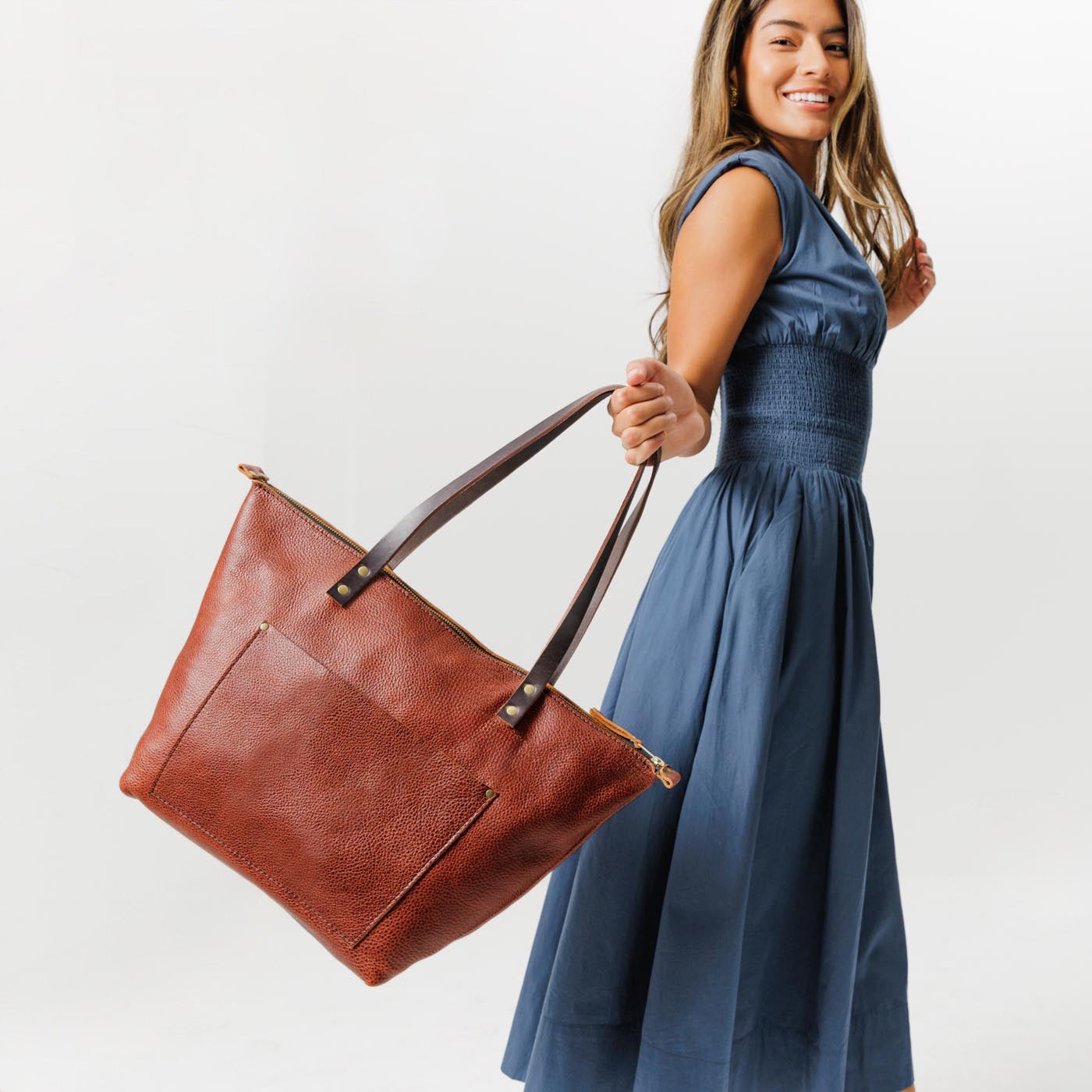 'Almost Perfect' Leather Tote Bag - Image 169