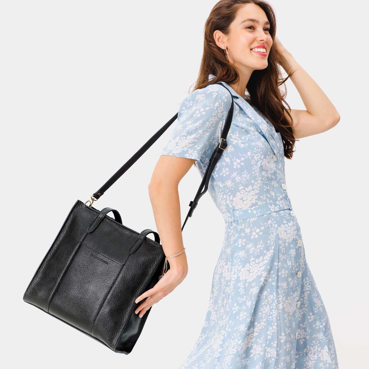 'Almost Perfect' Large Lola Zipper Crossbody Tote - Image 55