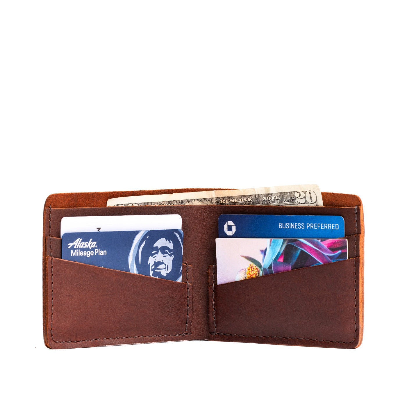 Bifold Leather Wallet - Image 4