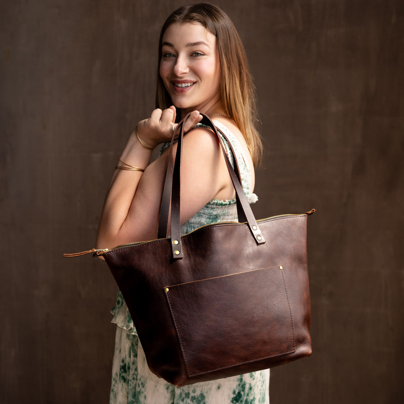 'Almost Perfect' Leather Tote Bag - Image 164